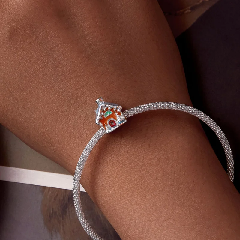 (obrázek pro) Pandora styl Svítící Vánoční večer Dům Charm - SCC2646 - Zobrazit 7