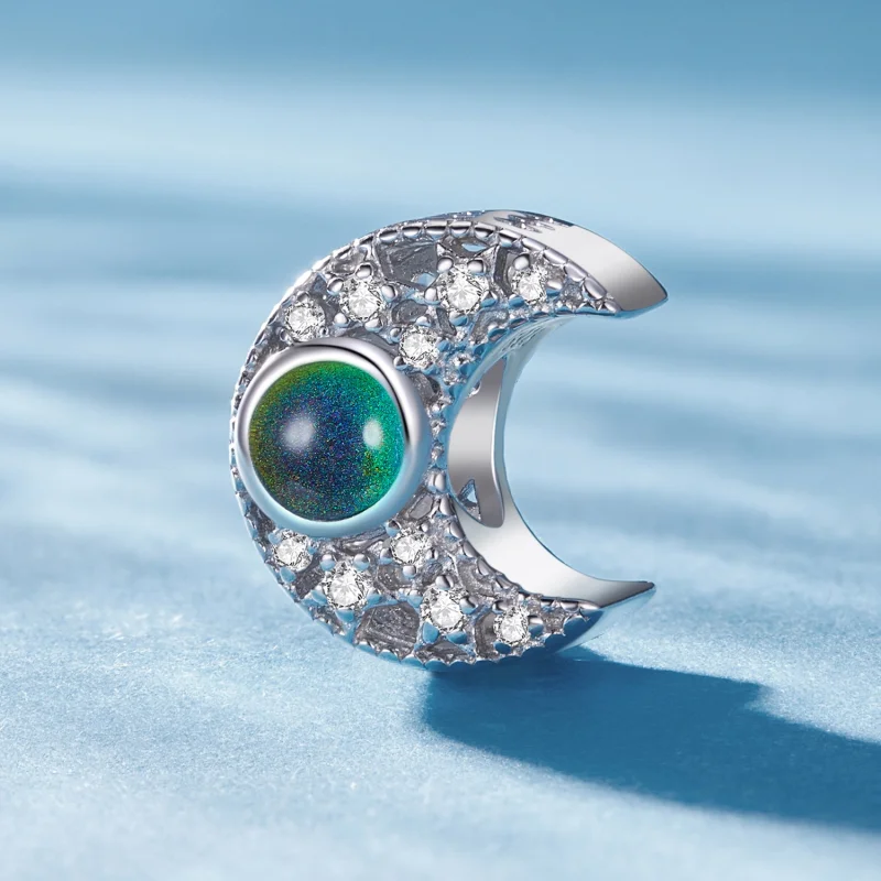 (obrázek pro) Pandora styl termosmell měsíční amulet - BSC902 - Zobrazit 3