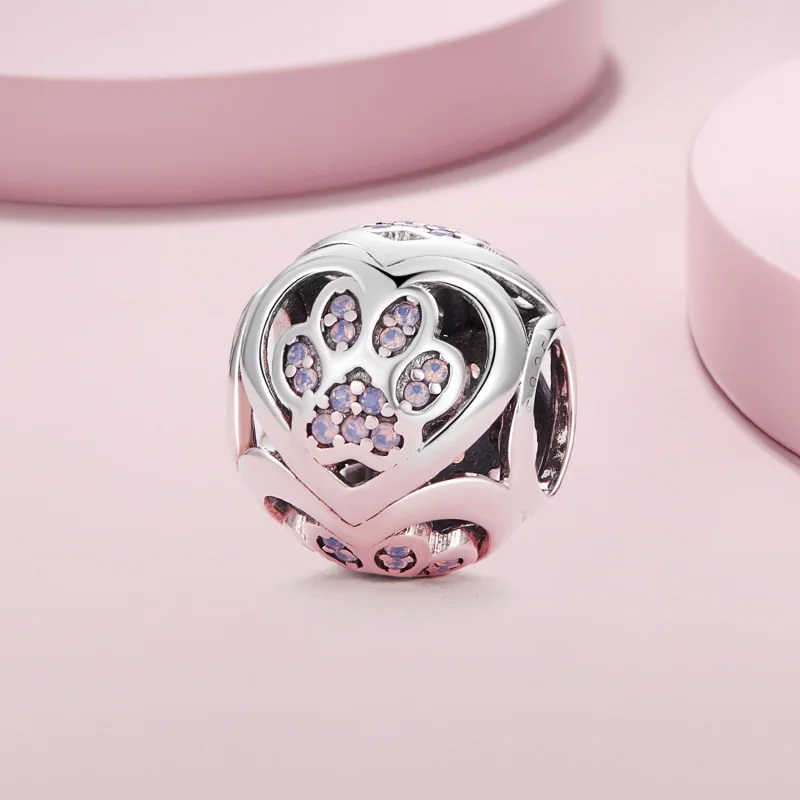 (obrázek pro) Pandora styl tlapka Charm - SCC2578 - Zobrazit 2