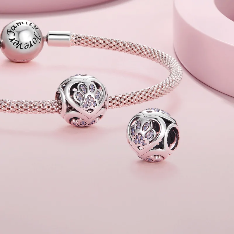 (obrázek pro) Pandora styl tlapka Charm - SCC2578 - Zobrazit 4