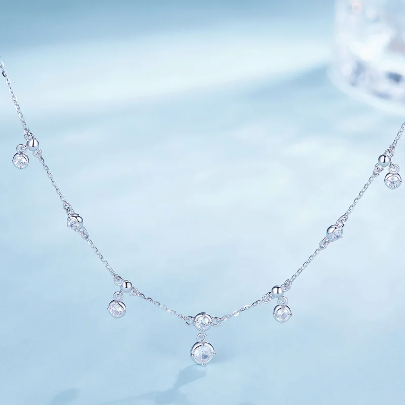 (obrázek pro) Pandora styl třpytivý tassel choker - BSN360 - Zobrazit 2