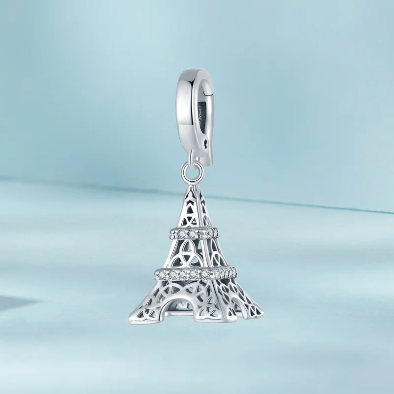 (obrázek pro) Pandora styl Věž Eiffel přívěsek - SCC2570 - Zobrazit 2