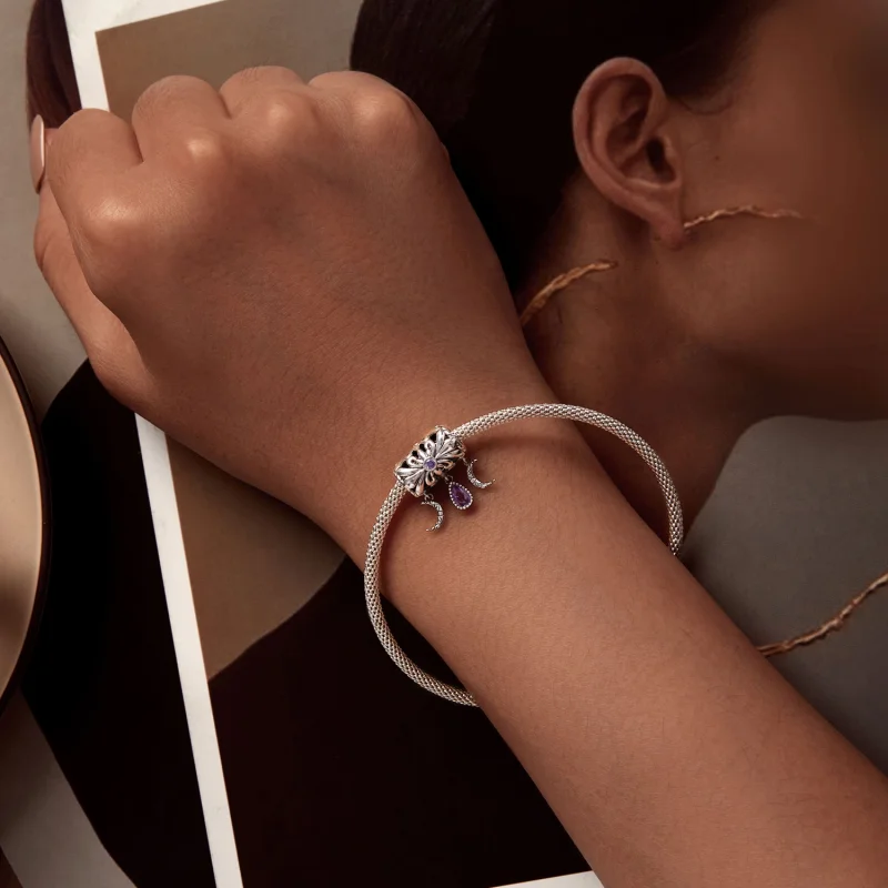 (obrázek pro) Pandora styl vintage šperk s motivem Iris - SCC2631 - Zobrazit 5