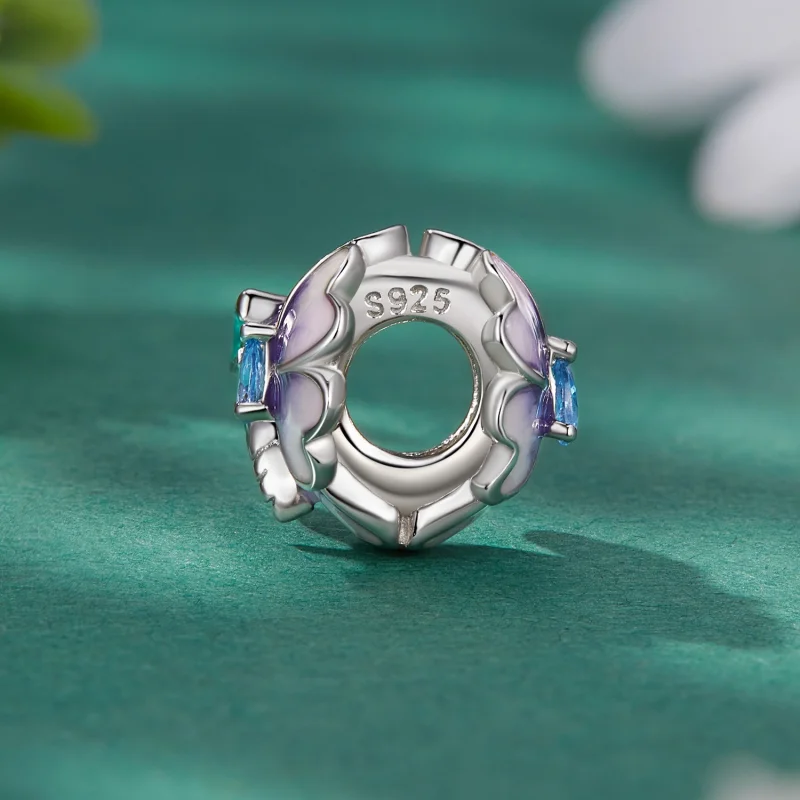 (obrázek pro) Pandora styl vánoční amulet s motýlem - BSC786 - Zobrazit 3