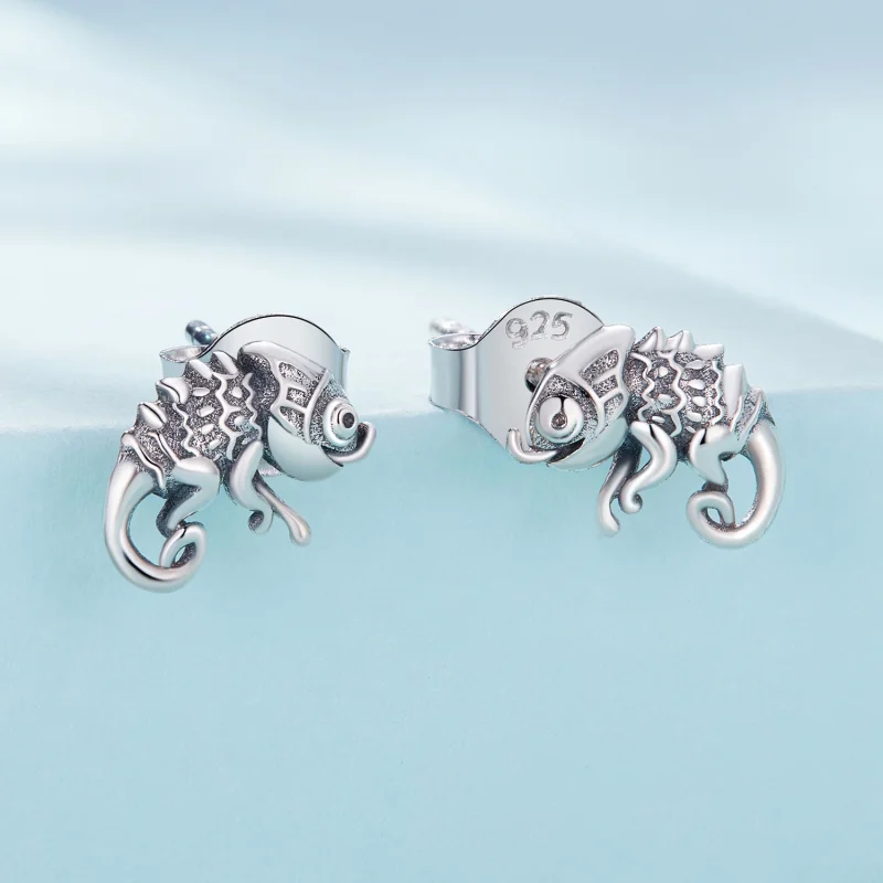 (obrázek pro) Pandora stylu Chameleon Studs náušnice - SCE1661 - Zobrazit 2