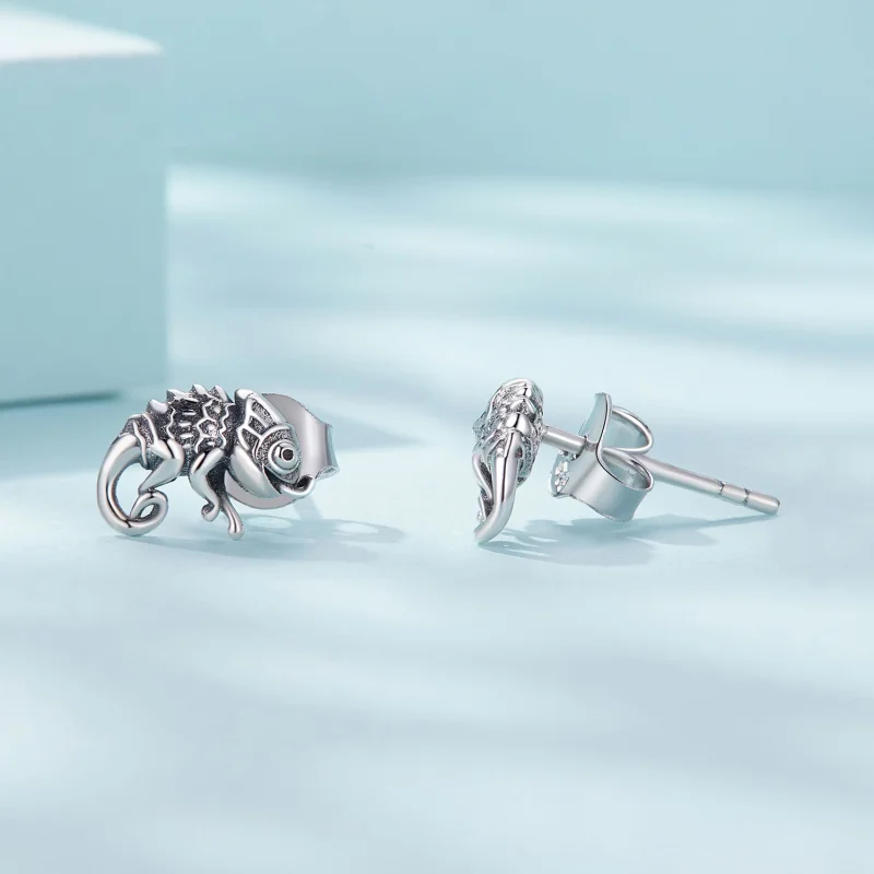 (obrázek pro) Pandora stylu Chameleon Studs náušnice - SCE1661 - Zobrazit 4