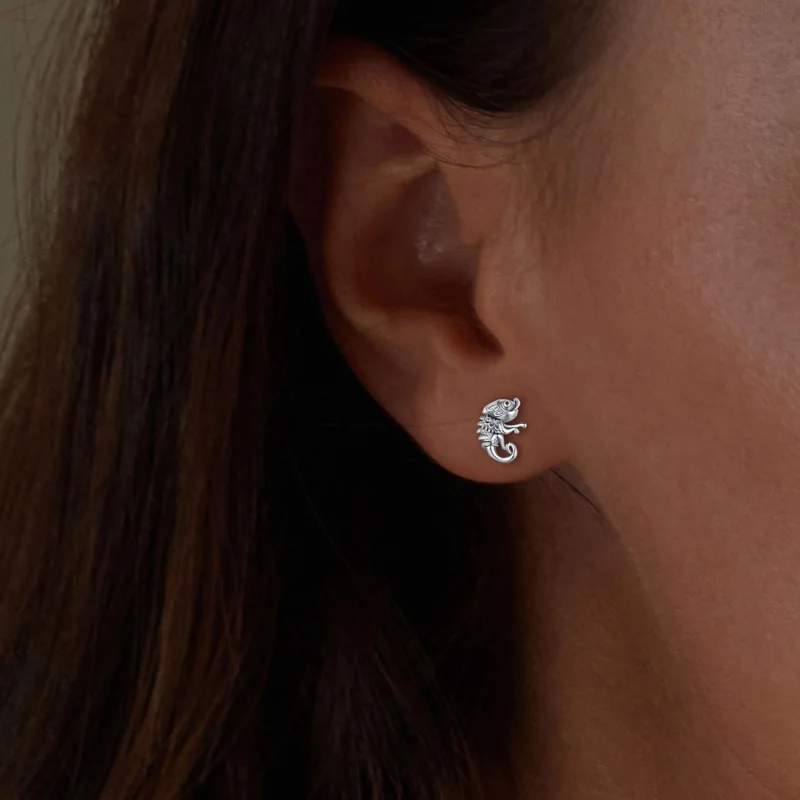(obrázek pro) Pandora stylu Chameleon Studs náušnice - SCE1661 - Zobrazit 5