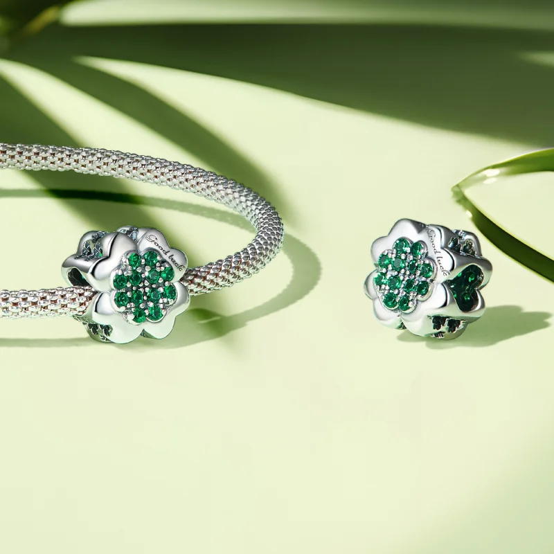 (obrázek pro) Pandora stylu charm Čtyřlístek - SCC2604 - Zobrazit 4
