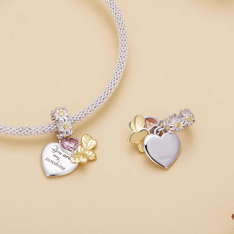 (obrázek pro) Pandora stylu Daisy Bee Charm - BSC816 - Zobrazit 4