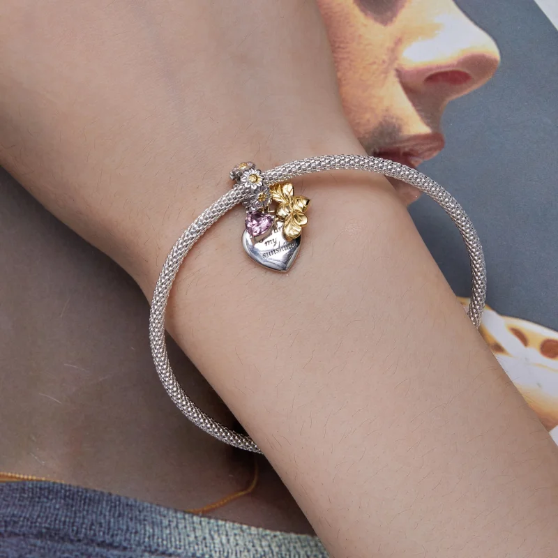 (obrázek pro) Pandora stylu Daisy Bee Charm - BSC816 - Zobrazit 5