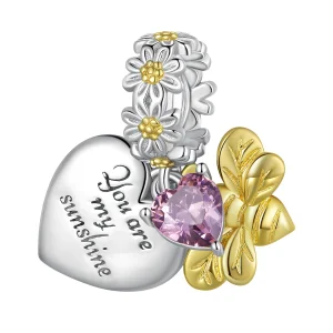 (obrázek pro) Pandora stylu Daisy Bee Charm - BSC816