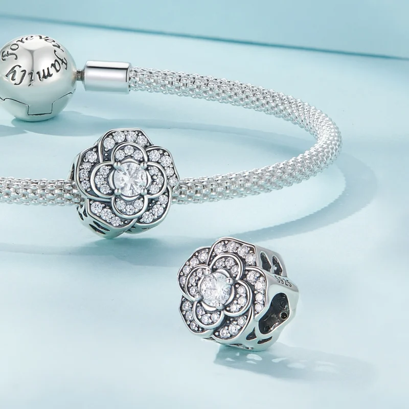(obrázek pro) Pandora stylu Kamélie amulet - SCC2493 - Zobrazit 4