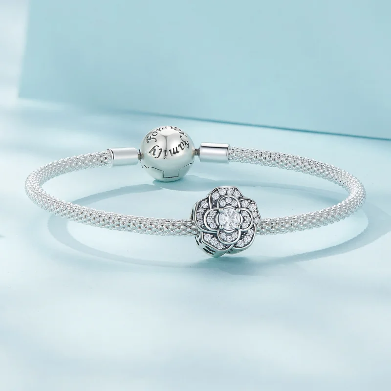 (obrázek pro) Pandora stylu Kamélie amulet - SCC2493 - Zobrazit 5