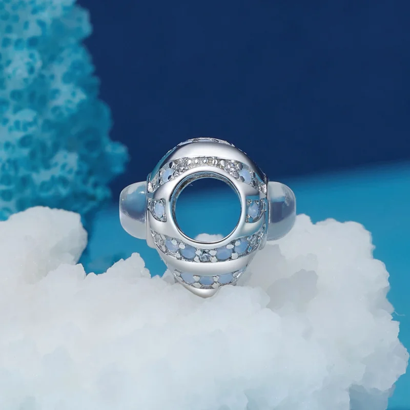 (obrázek pro) Pandora stylu Srdce Iluze Charm - BSC918 - Zobrazit 3