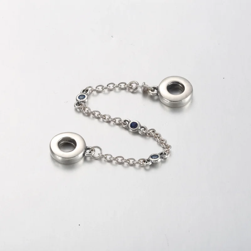 (obrázek pro) Bezpečnostní řetěz Pandora Triple Blue Stone - 791688C01 - Zobrazit 3