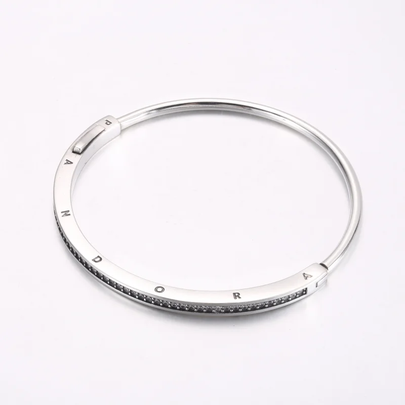 (obrázek pro) ID podpisu Pandora Pavé Bangle – 592313C01 - Zobrazit 2