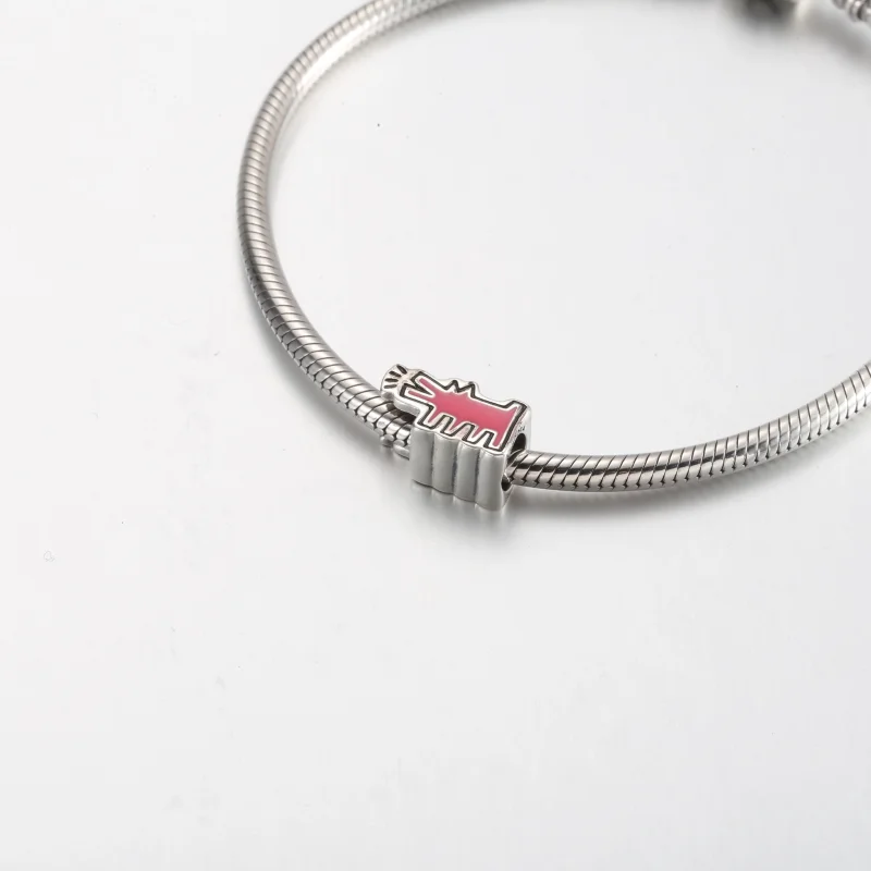 (obrázek pro) Keith Haring™ x Pandora Barking Dog Charm - 792218C01 - Zobrazit 5