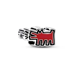 (obrázek pro) Keith Haring™ x Pandora Barking Dog Charm - 792218C01