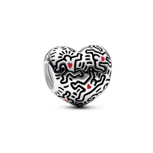 (obrázek pro) Keith Haring™ x Pandora Line Art People Charm - 792224C01