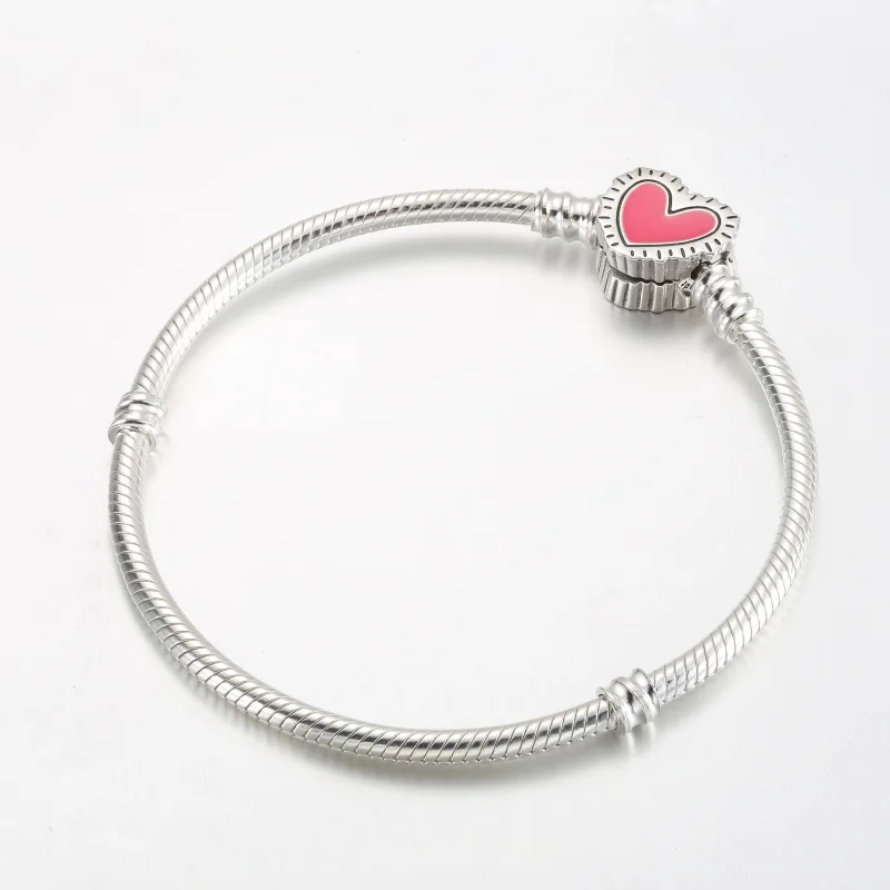 (obrázek pro) Keith Haring™ x Pandora Moments Radiant Heart Snake Řetízkový náramek - 592217C0 - Zobrazit 2