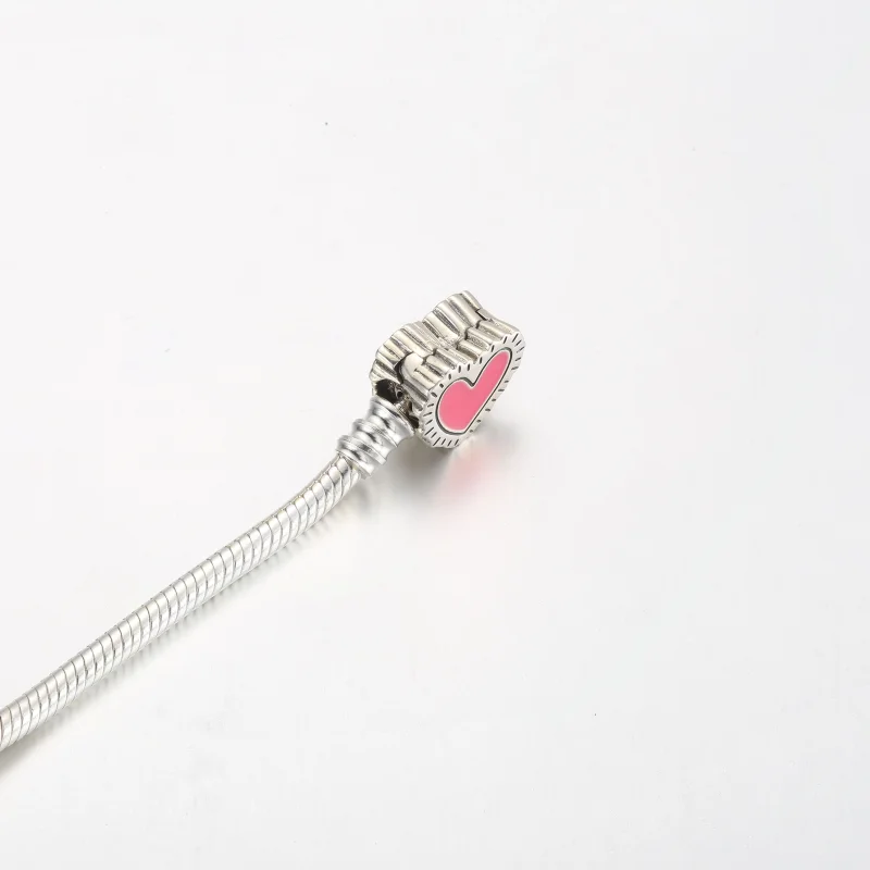 (obrázek pro) Keith Haring™ x Pandora Moments Radiant Heart Snake Řetízkový náramek - 592217C0 - Zobrazit 4