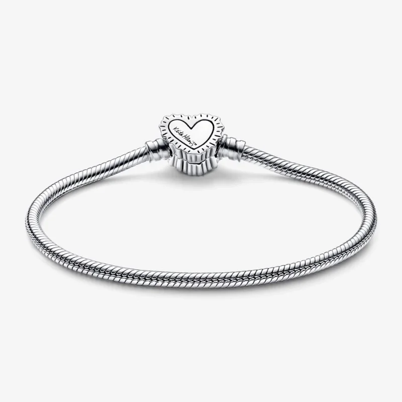 (obrázek pro) Keith Haring™ x Pandora Moments Radiant Heart Snake Řetízkový náramek - 592217C0 - Zobrazit 6