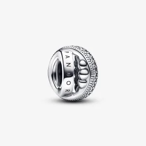 (obrázek pro) Logo Pandora, Pavé & Beads Charm - 792317C01