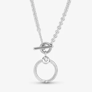 (obrázek pro) Náhrdelník Pandora Moments O Pendant T-bar - 391157C00