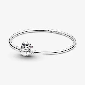 (obrázek pro) Náramek se sponou na kousání Pandora Moments Disney Stitch - 591683C01