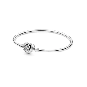 (obrázek pro) Náramek se zapínáním Pandora Moments Entwined Infinite Hearts - 591064C01
