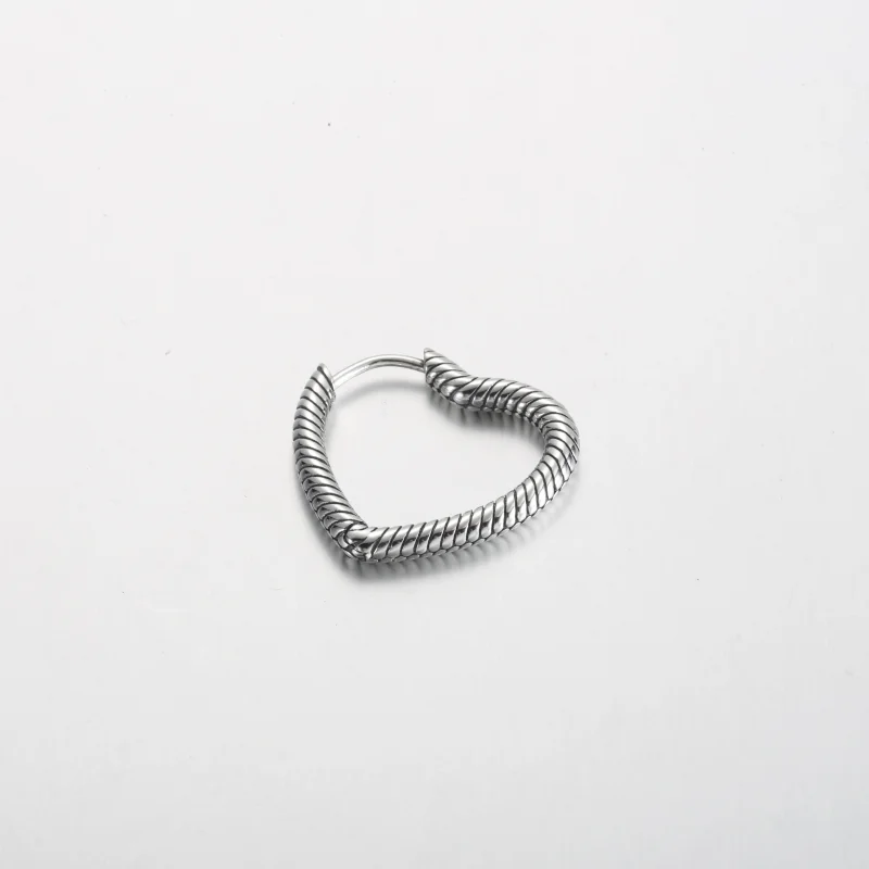 (obrázek pro) Obručové náušnice Pandora Moments Heart Charm - 292236C00 - Zobrazit 6