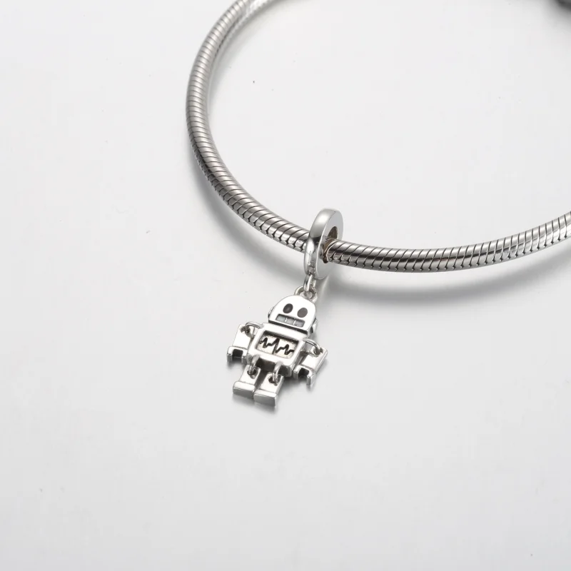 (obrázek pro) Pandora Bestie Bot Robot Dangle Charm - 792250C01 - Zobrazit 4