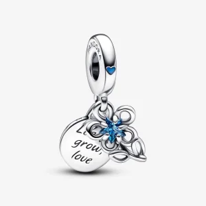 (obrázek pro) Pandora Blooming Flower Double Visací přívěsek - 792293C01