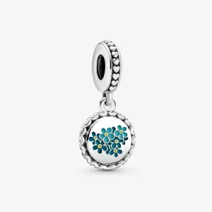 (obrázek pro) Pandora Blue Forget-Me-Not Flower Visací přívěsek - 792018C00_E031