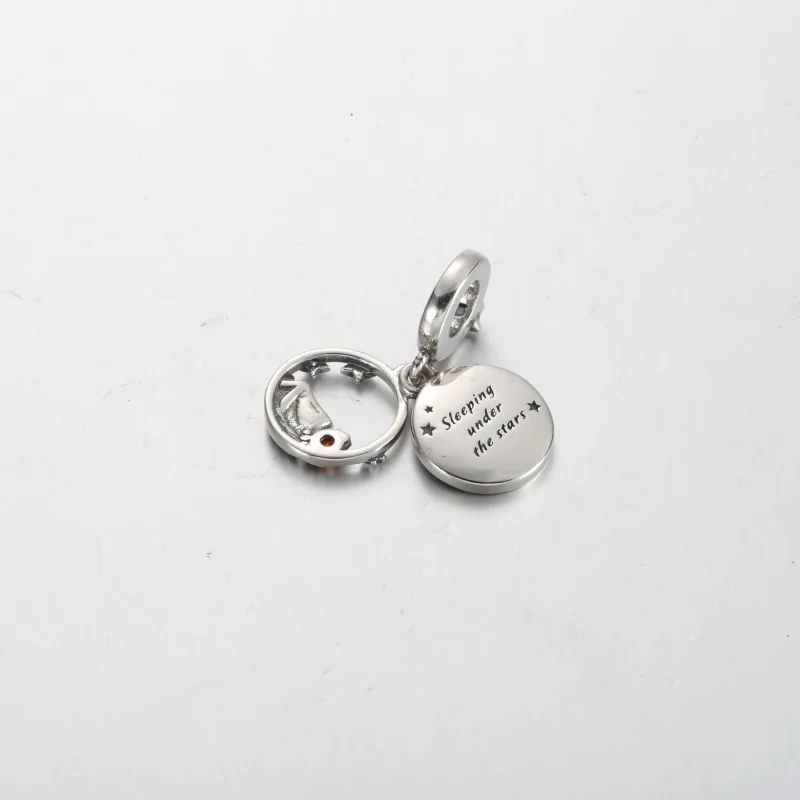 (obrázek pro) Pandora Camping Night Sky Double Visací přívěsek - 791686C01 - Zobrazit 3