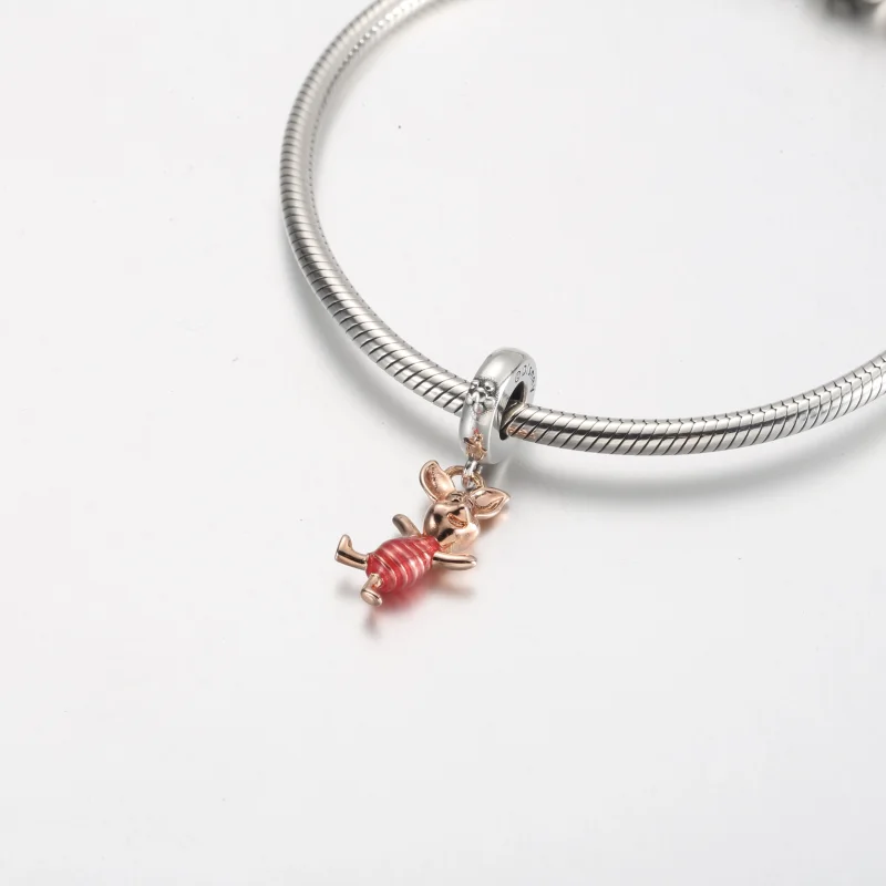 (obrázek pro) Pandora Disney Medvídek Pú Prasátko Houpací přívěsek - 782208C01 - Zobrazit 5