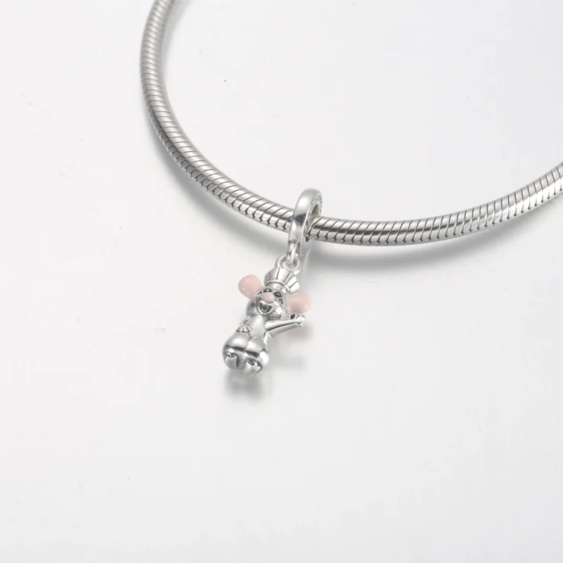 (obrázek pro) Pandora Disney Pixar Remy Dangle Charm - 792029C01 - Zobrazit 5