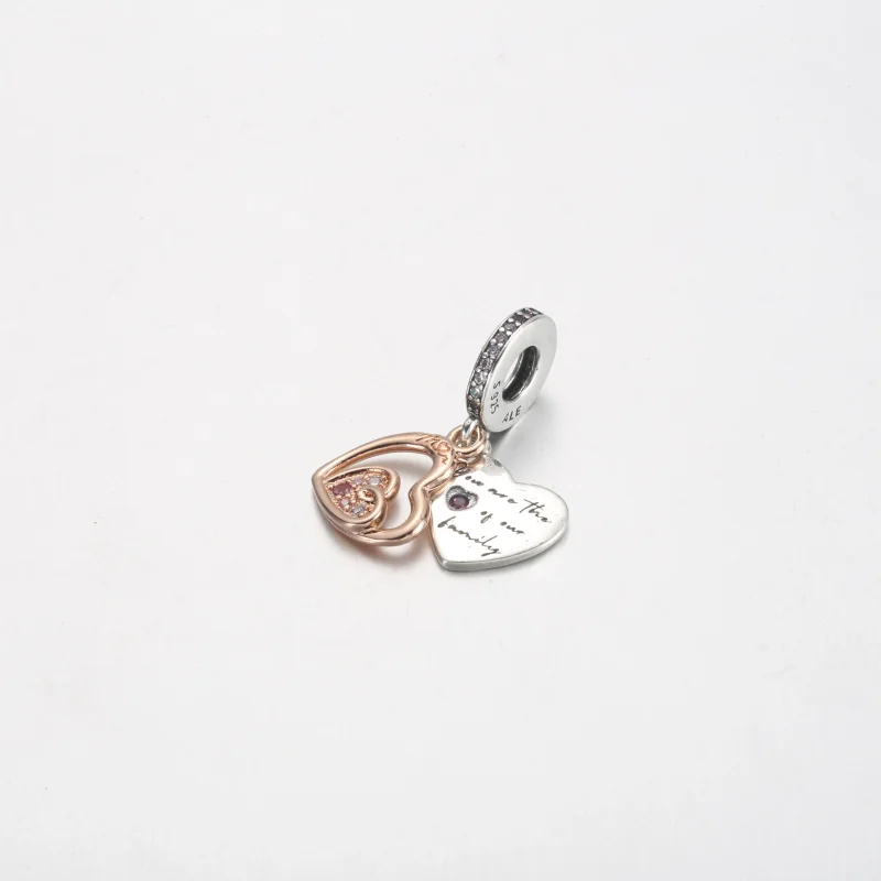 (obrázek pro) Pandora Entwined Infinite Hearts Double Visací přívěsek - 781020C01 - Zobrazit 2
