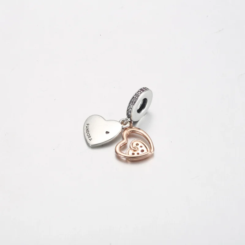 (obrázek pro) Pandora Entwined Infinite Hearts Double Visací přívěsek - 781020C01 - Zobrazit 3
