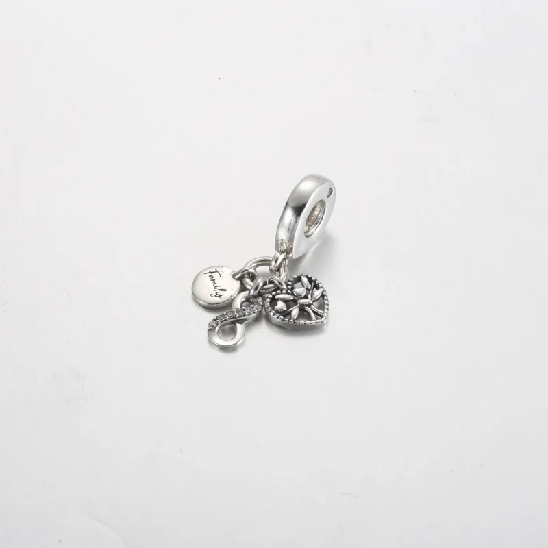 (obrázek pro) Pandora Family Infinity Triple Dangle Charm - 792201C01 - Zobrazit 2