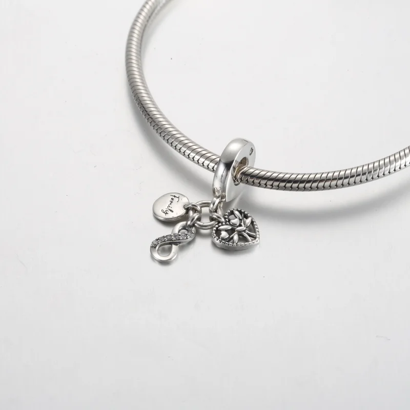 (obrázek pro) Pandora Family Infinity Triple Dangle Charm - 792201C01 - Zobrazit 4