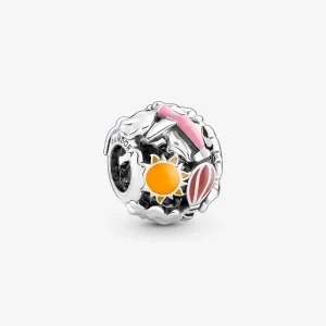 (obrázek pro) Pandora Fly Away Rainbow Sky & Travel Charm - 791695C01