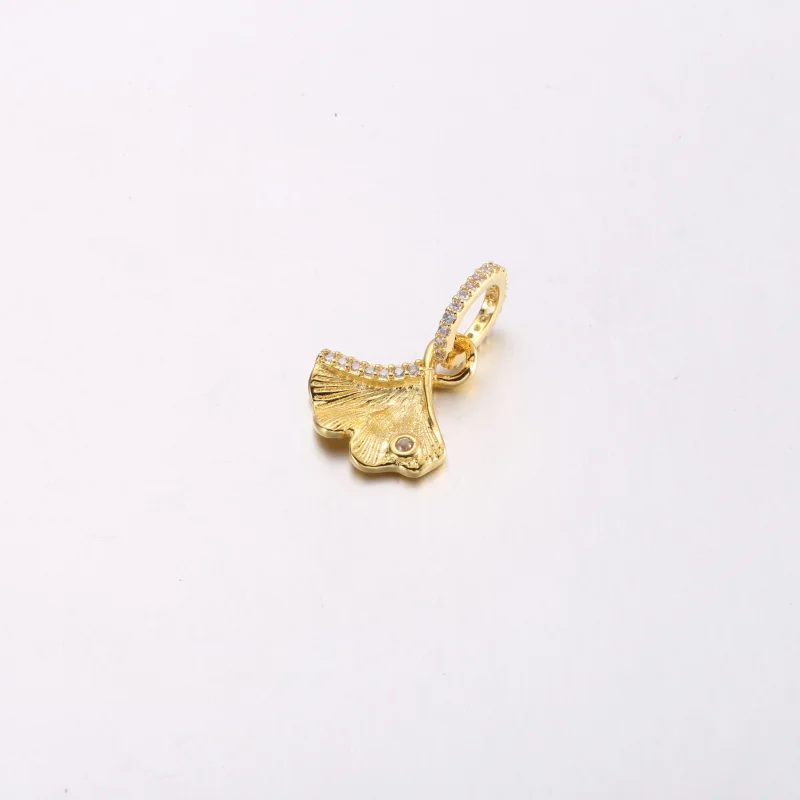 (obrázek pro) Pandora Ginkgo 14k zlacený přívěsek s čirou kubickou zirkonií - 762428C01 - Zobrazit 2