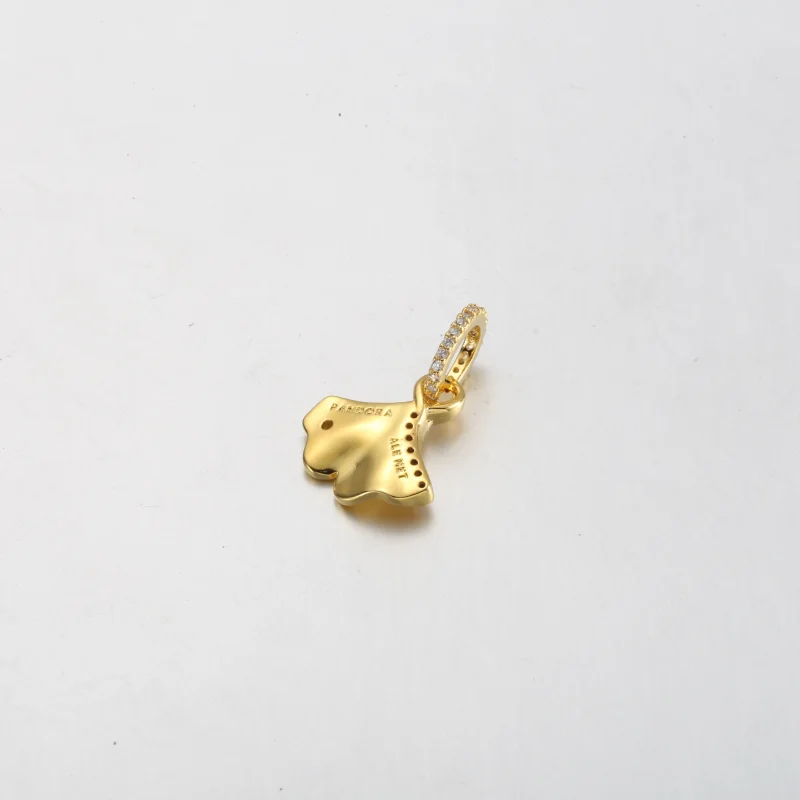 (obrázek pro) Pandora Ginkgo 14k zlacený přívěsek s čirou kubickou zirkonií - 762428C01 - Zobrazit 3