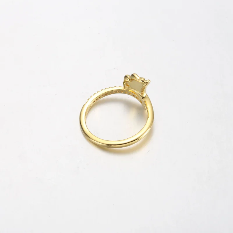 (obrázek pro) Pandora Ginkgo prsten pozlacený 14k zlatem - 162444C01 - Zobrazit 4