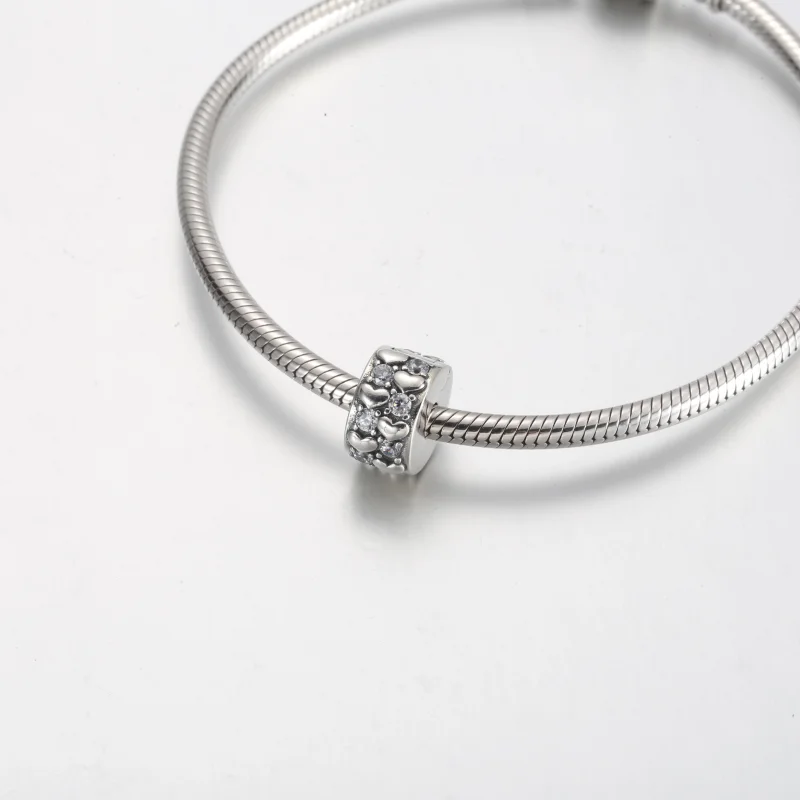 (obrázek pro) Pandora Infinite Hearts Sparkling Clip Charm - 792235C01 - Zobrazit 4