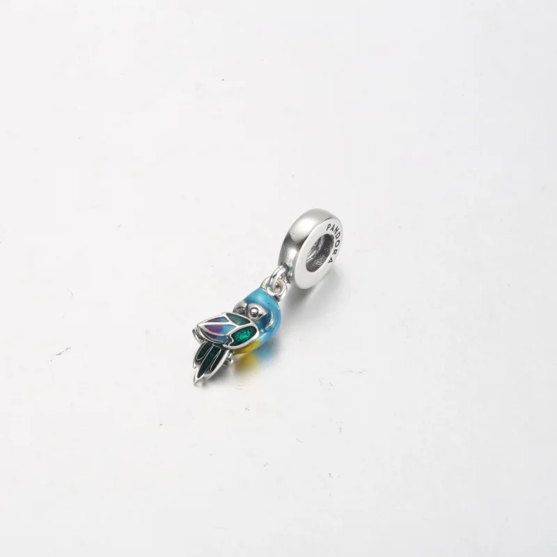 (obrázek pro) Pandora Jungle Paradise Parrot Dangle Charm - 791679C01 - Zobrazit 3