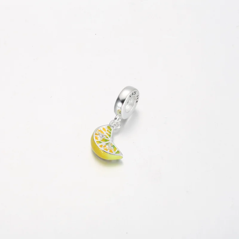 (obrázek pro) Pandora Lemon Slice Sparkling Fruit Dangle Charm - 791696C01 - Zobrazit 3