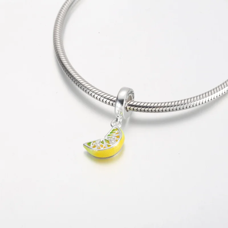 (obrázek pro) Pandora Lemon Slice Sparkling Fruit Dangle Charm - 791696C01 - Zobrazit 4