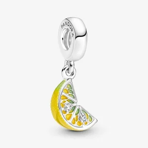 (obrázek pro) Pandora Lemon Slice Sparkling Fruit Dangle Charm - 791696C01